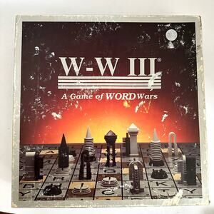 W-W III A Game of Word Wars Genco 1993 Board Game